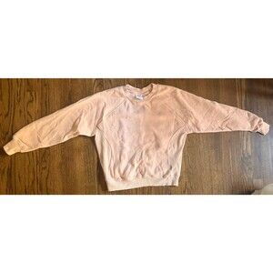 Good American Women's Crew Neck Sweater Blush Size 2